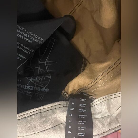 Kuhl Rydr vintage patina mens Black Denim Jeans pants size 38x32 - Picture 8 of 11